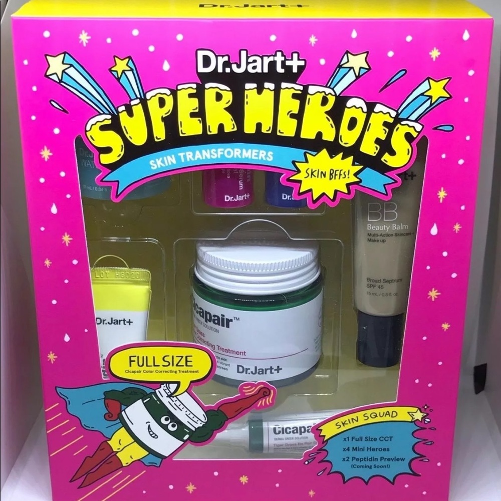 Dr Jarts Superheroes Gift Trial Set NIB